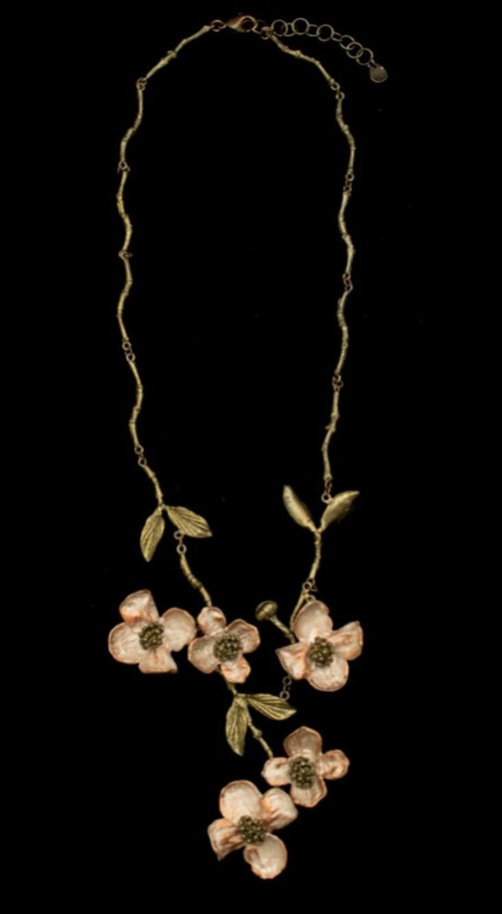 Michael Michaud Dogwood Necklace and Earrings Set